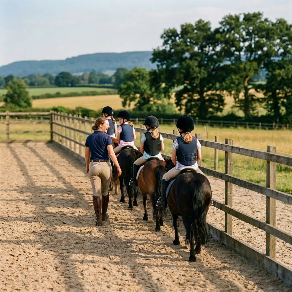 Cours de poney à Saint-Pierre-de-Chérennes, Isère